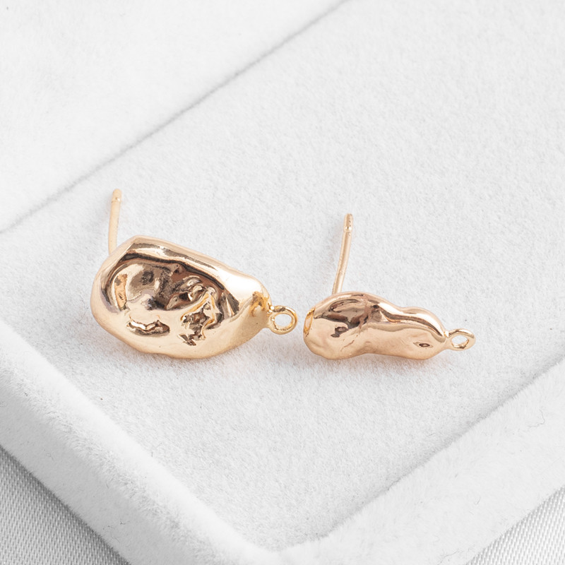 14K包金镀真金保色不规则随形耳钉diy饰品配件自制耳饰耳环材料,饰品/流行首饰/时尚饰品新,其他DIY饰品配件,淘宝优惠券,粉丝福利购,淘宝优惠卷