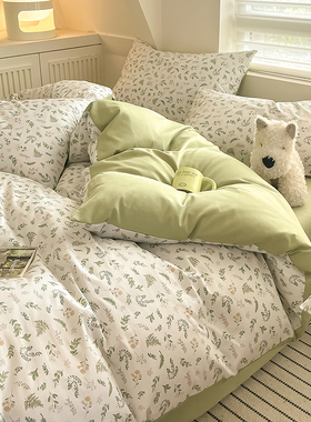 2025新款13372全棉纯棉学生三件套单人宿舍三件套四件套