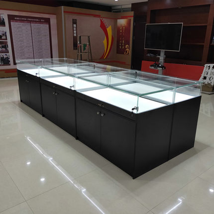 玻璃展柜陈列柜展厅样品展示柜产品字画展览展示柜博物馆文物展柜