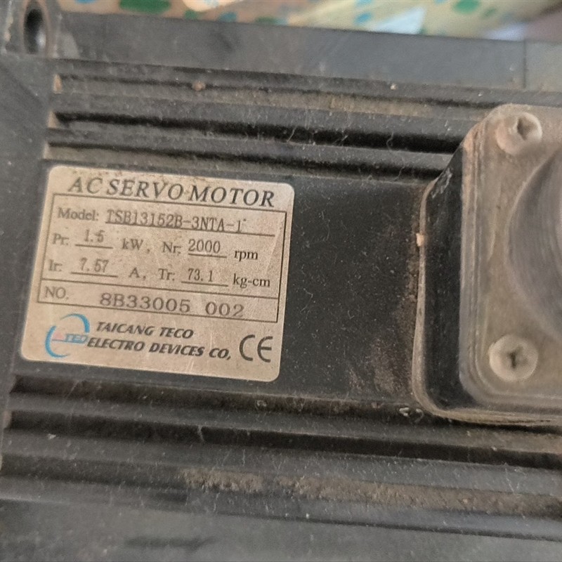议价 TSB13152B东元伺服电机TSB13152B-3NTA-