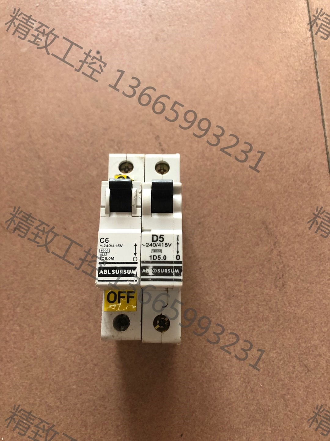 议价产品:二手进口ABL、1PD5A、C6A空开断路器，功能正常。成色