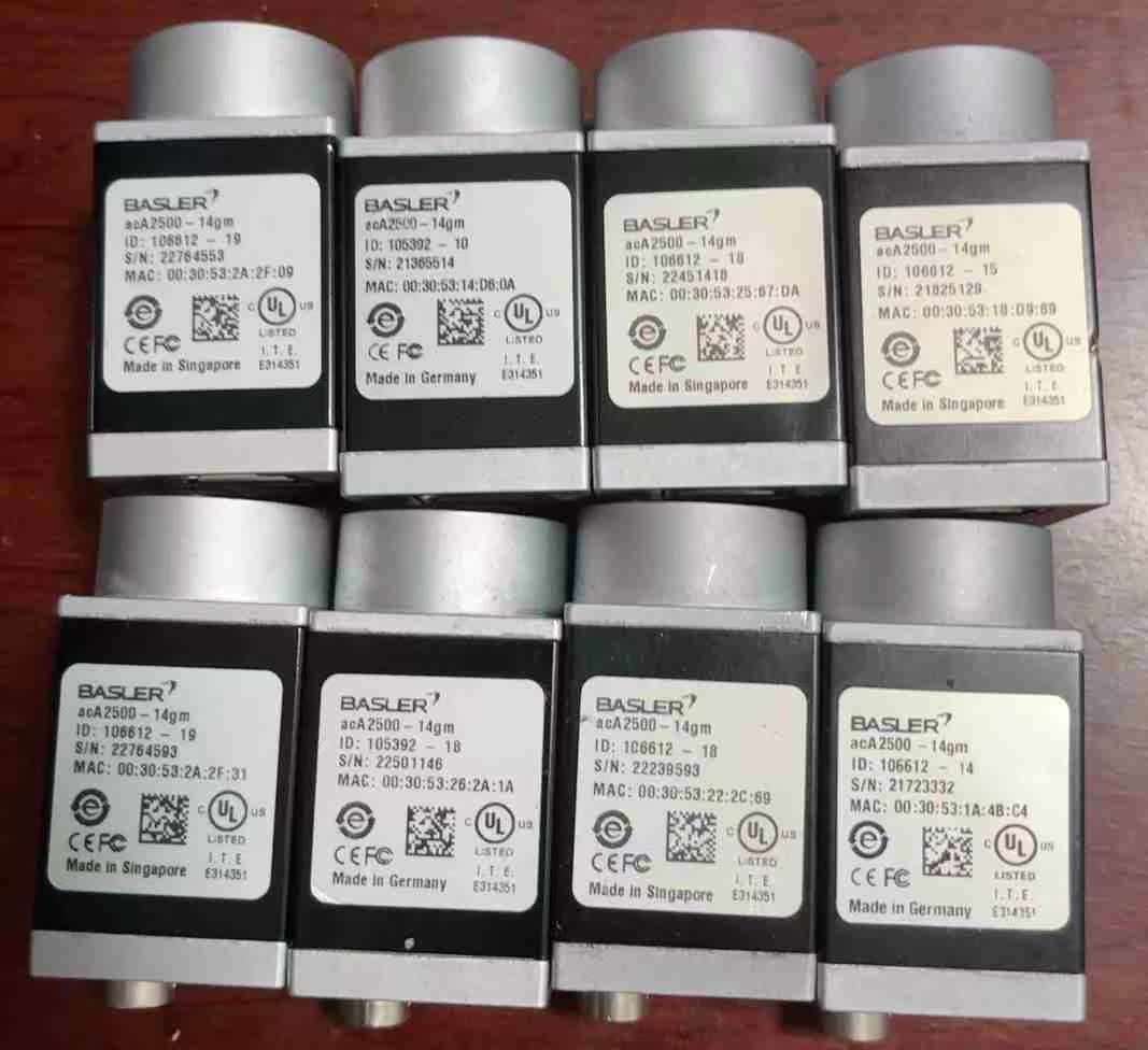 询价拍货 巴斯勒cA2500-14gm 相机，功a能全部测试OK，数量