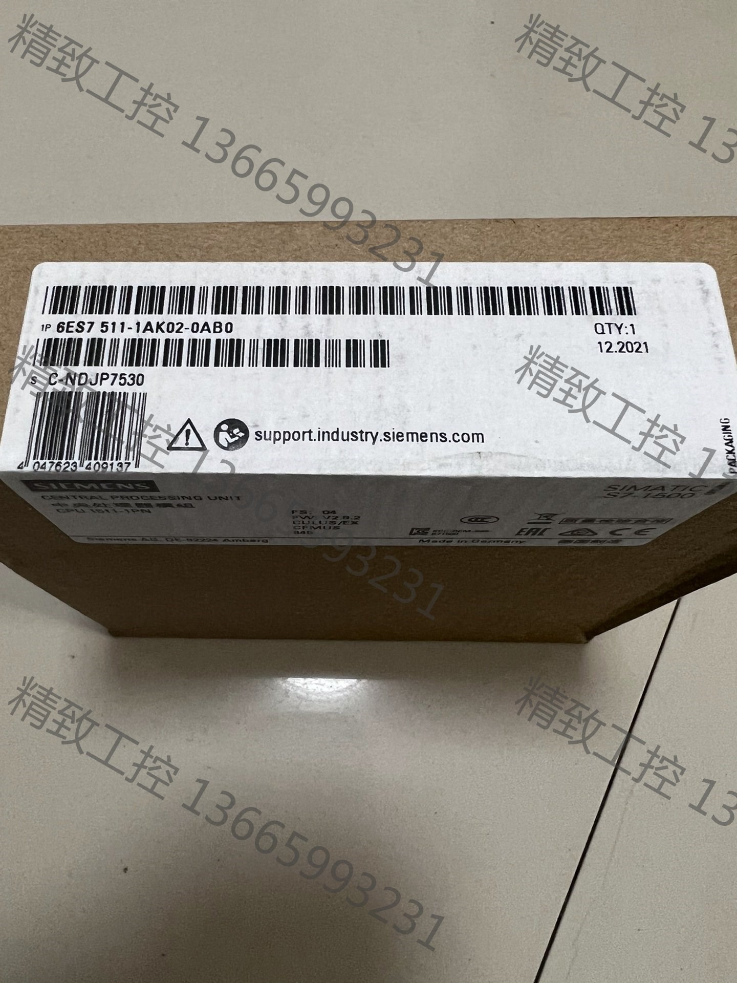 议价产品:西门子CPU1511-1PN