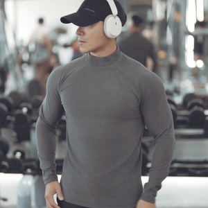 秋冬保暖德绒打底衫健身长袖T恤