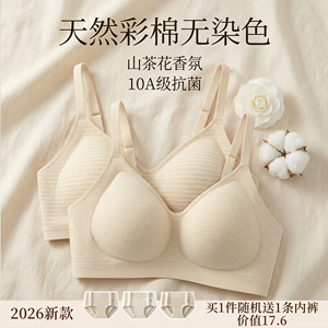 山茶花内衣无染色小胸聚拢文胸
