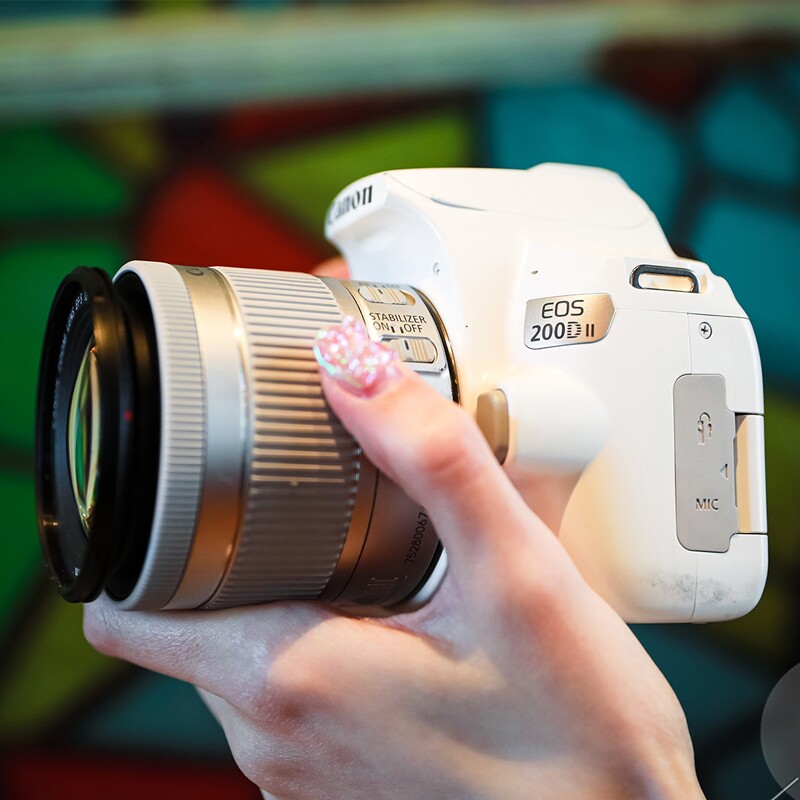 CANON CANON 200D 2세대 100D 200D2 II 세트 학생 보급형 전문 디지털 SLR 카메라