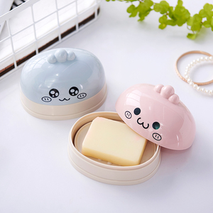 卡通香皂盒带盖