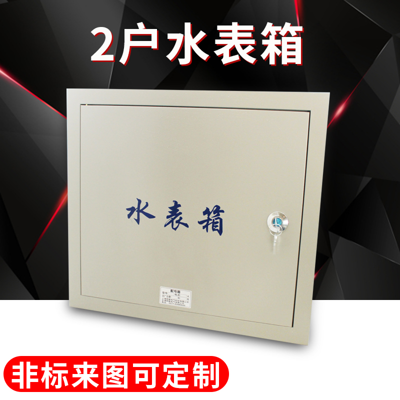 水表箱 2户水表箱 暗箱2户 自来水厂箱 厂家直销家用防锈两户