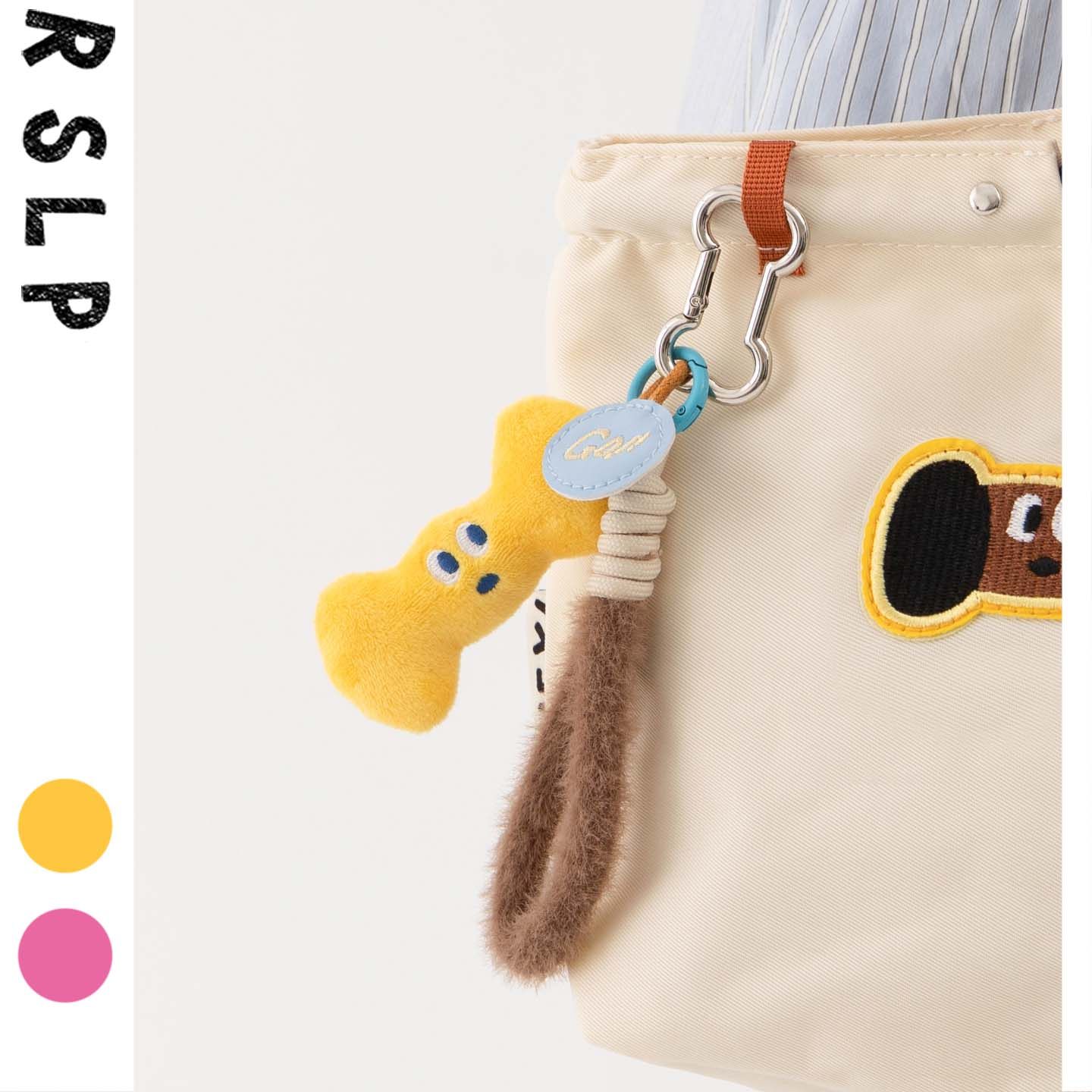 若素良品可爱高级感毛绒腕绳玩偶组合式包包手机钥匙挂件饰品百搭