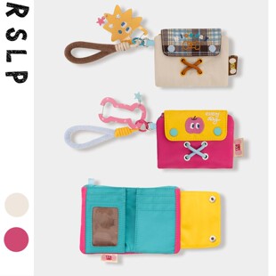 若素良品可爱撞色短款 多卡位功能旅行证件钞票零钱收纳包随身轻便