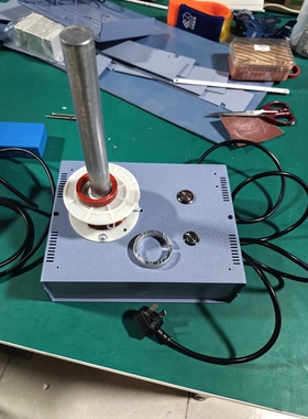 高中物理实电磁炮跳环实验电磁感应楞次定律线圈铁芯铝环触发开关