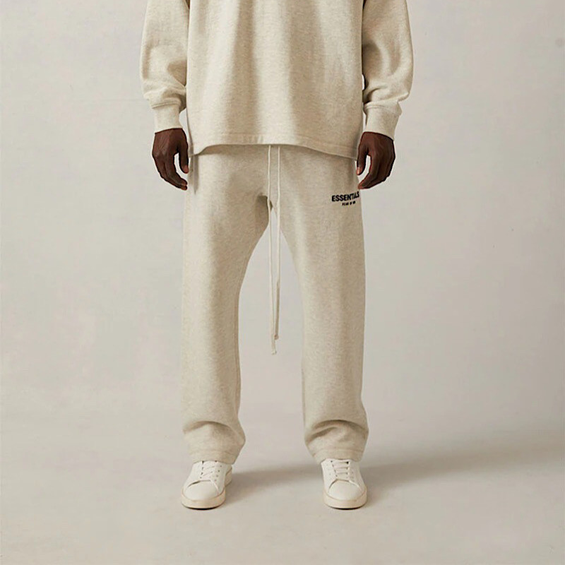 FOG ESSENTIALS直筒长裤薄款线圈印花宽松休闲运动美式潮男夏季