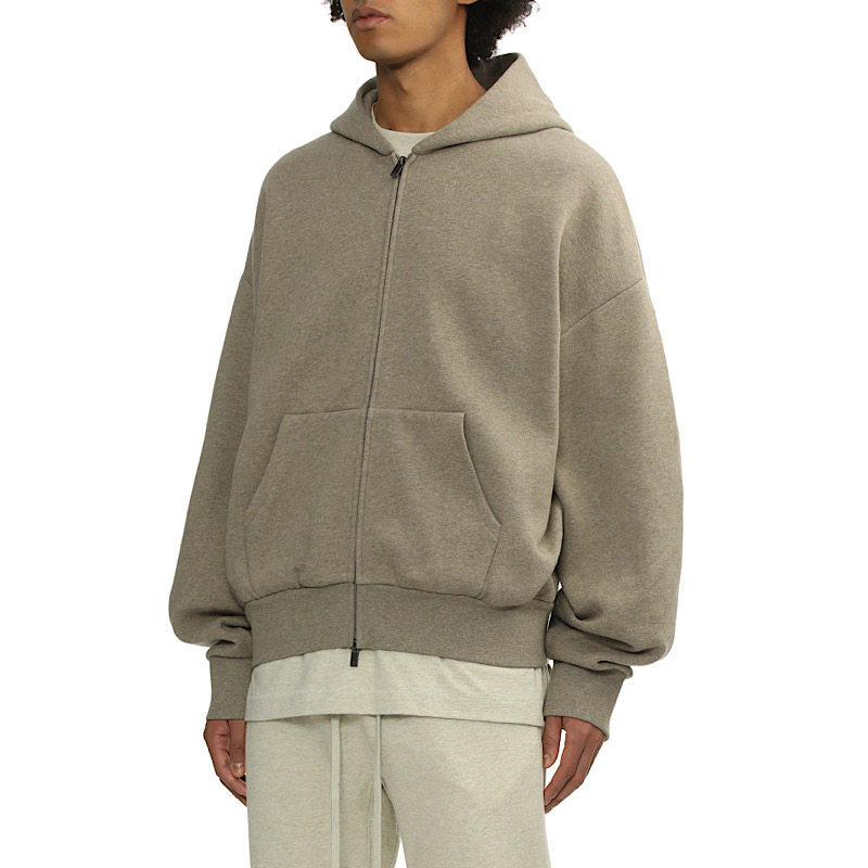 FOG25SP金属色印花ESSENTIALS拉链卫衣美式宽松男女情侣外套秋冬