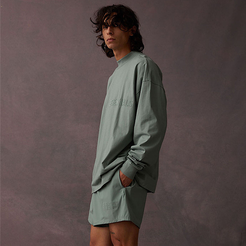 fog宁波高端ESSENTIALS长袖T恤男女同款潮牌高街宽松打底衫上衣