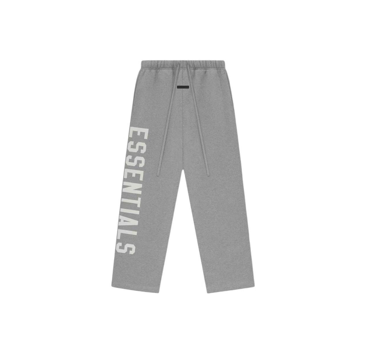 宁波原厂Essentials印花系带中腰美式重磅休闲裤FOG复线加绒卫裤