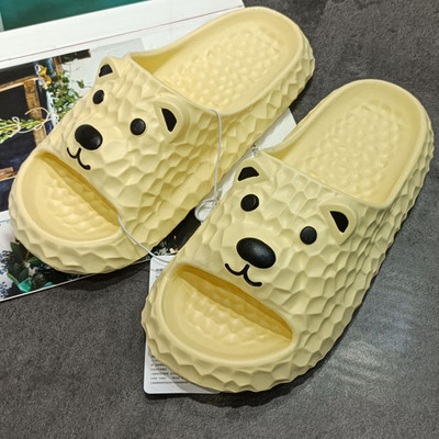 情侣EVA一字可爱拖鞋卡通
