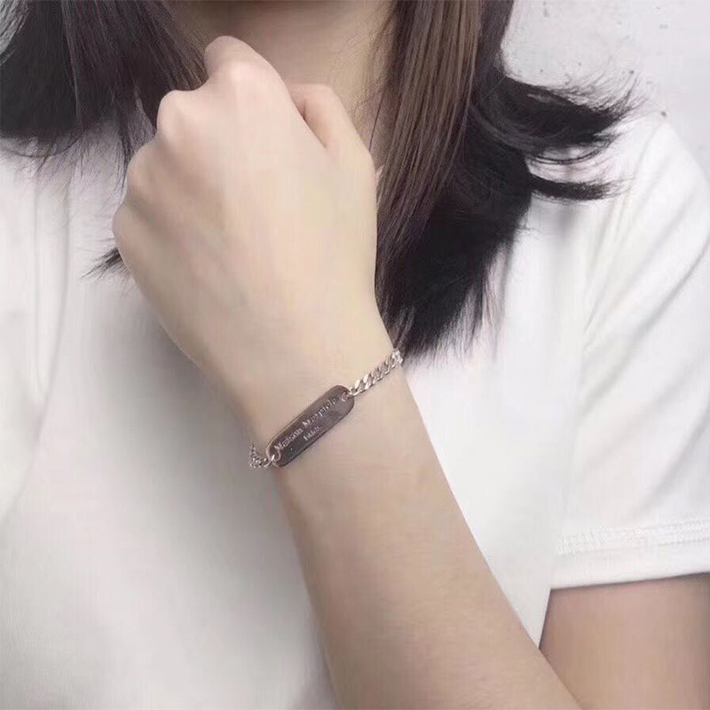 牌克罗潮流实心银饰复古925纯银手镯男女款手链网红手环手串手环