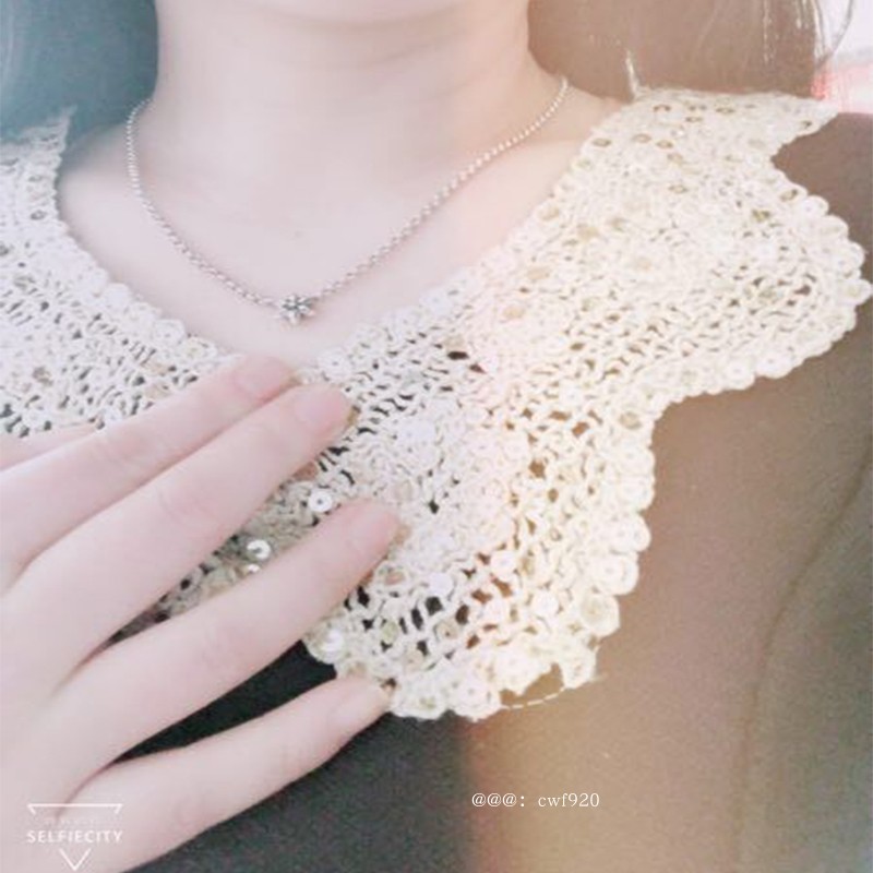 牌克罗潮流925纯银babyfat六芒星锁骨项链吊坠男女心颈链毛衣链
