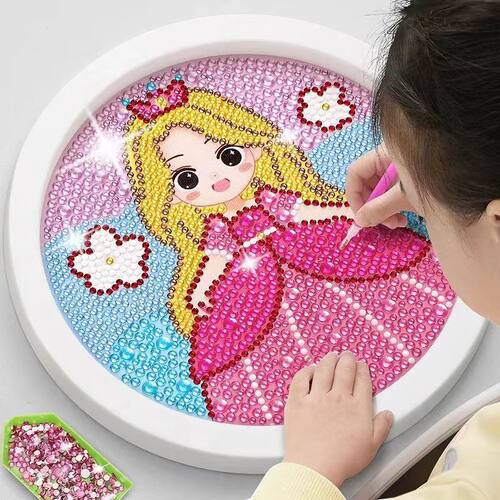 儿童钻石贴画手工diy砖石粘钻女孩子玩具教师节女生制作2024新款