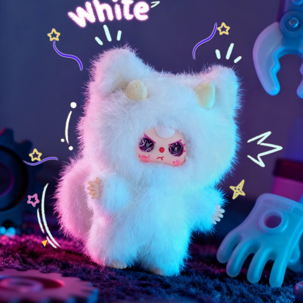 明星同款Baby three娃三岁娃龙龙毛绒盲盒潮玩公仔挂件玩偶礼物