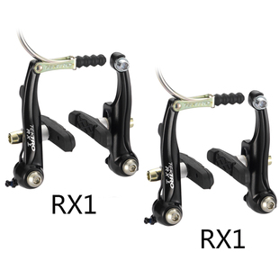 彦豪TEKTRO平把公路钢管车旅行车夹器RX1铝合金短V夹折叠车小径车