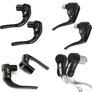 公路车复古钢管旅行车自行车铁三计时车飞机把  TT刹把刹车手柄