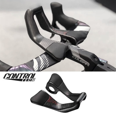铁三计时车碳纤破风短休息把TT把