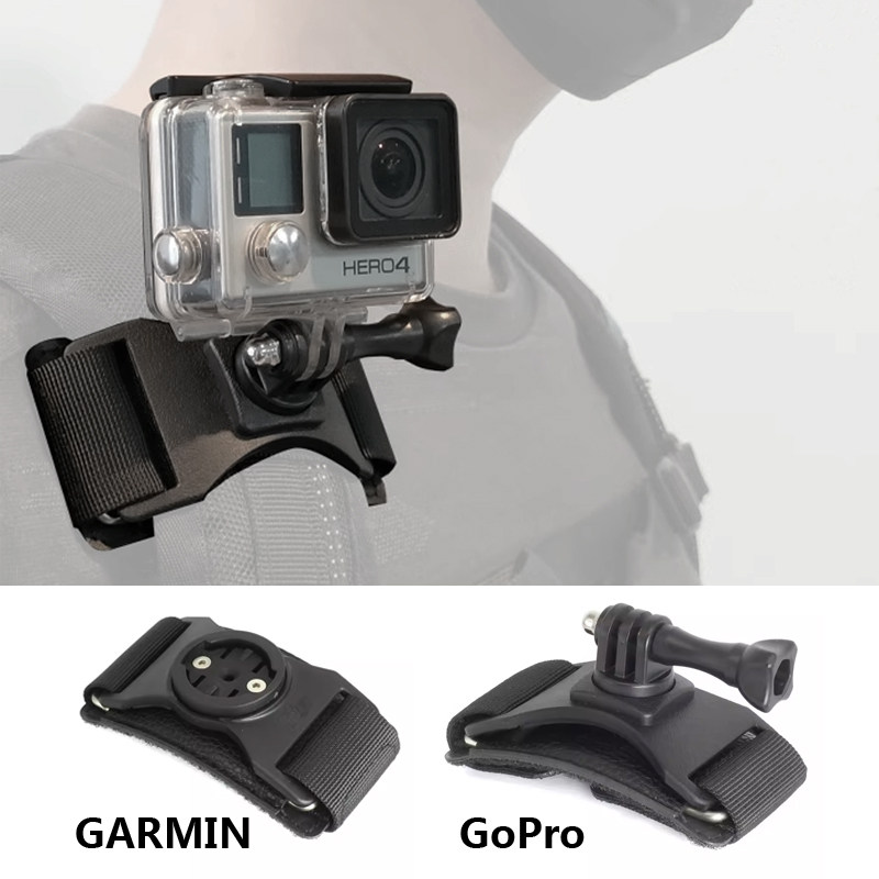 背包肩带户外手电gopro固定座