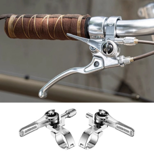 太雅康培THUMB SHIFTER 小布钢管车平把公路 复古 8-11速棘轮拨把