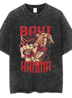 Hanma Baki The Grappler Gym Anime Tshirt Men_yythkg