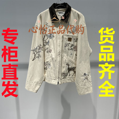 国内代购UOOYAA/乌丫2026秋季小鹿刺绣密歇根夹克UY26372W168213