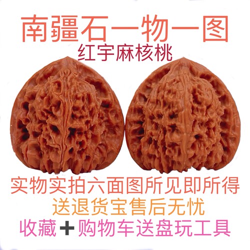 文玩核桃南疆石磨盘桃核精品野生