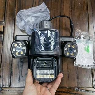 new跨境三镜头三画面wifi camera超级看看icsee无线网络摄像头