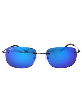 代购MauiJim女士太阳镜遮光防紫外线清晰视野抗眩光金属无框