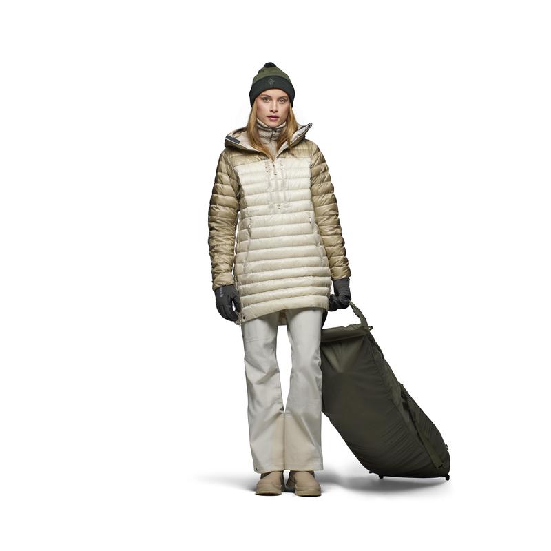 代购挪威老人头NORRONA羽绒服女士保暖透气防风立领轻量防泼水户