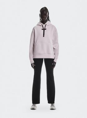 代购ON昂跑运动卫衣女柔软舒适高弹力保暖透气浅紫色宽松版型