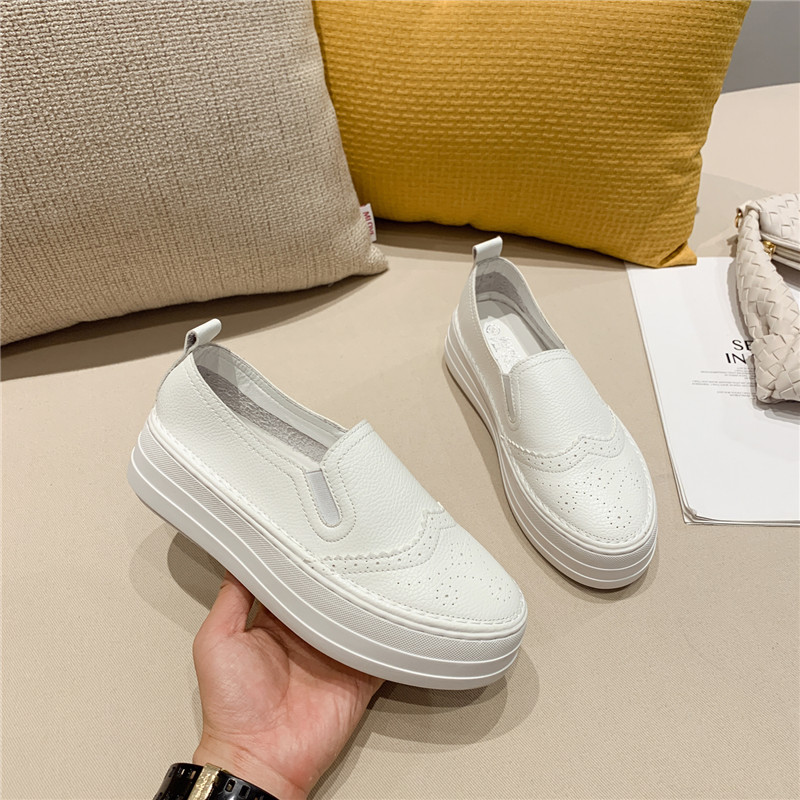 小白鞋女夏2021新款增高显瘦懒人