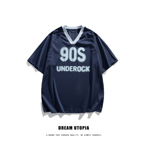 DREAMUTOPIA透气V领足球T恤