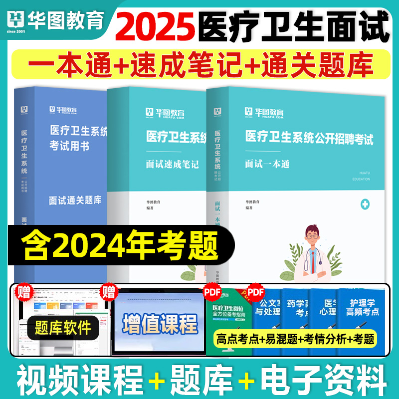华图2025医疗卫生系统面试攻略