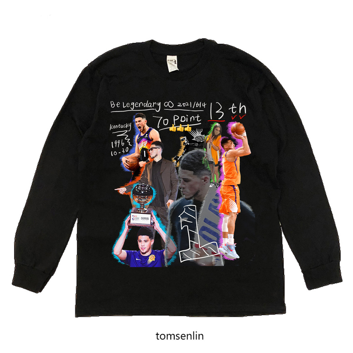 康丽长袖宽松tomsenlin复古男女