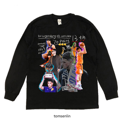 康丽长袖宽松tomsenlin复古男女