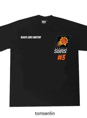 tomsenlin乌布雷太阳队紫色潮牌嘻哈HIPHOP夏季vintag短袖t恤RAP