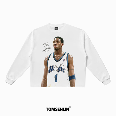 tomsenlin T-MAC 麦迪美式印花长短袖卫衣