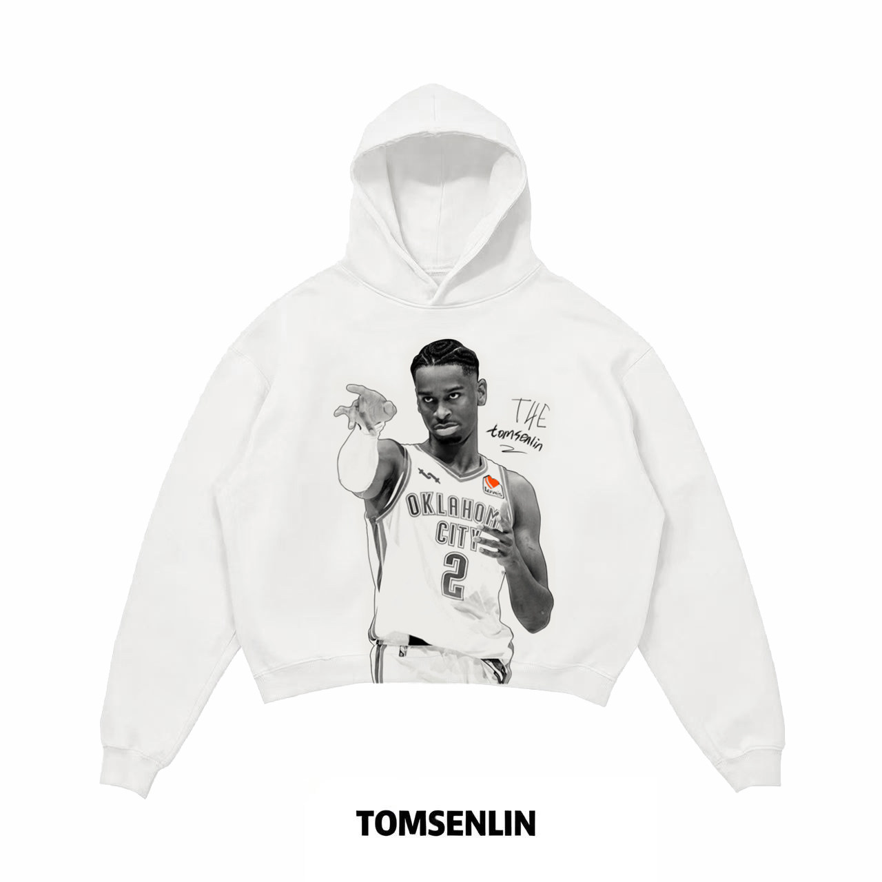 tomsenlin25SS 亚历山大印花原创设计美式长短袖卫衣