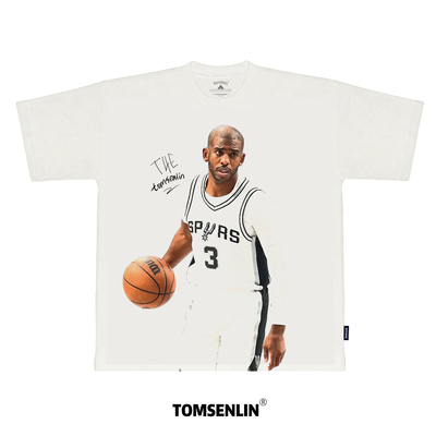 tomsenlin25SS克里斯保罗原创设计美式短袖T恤