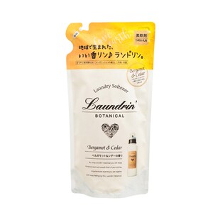 特选日本·LAUNDRIN森林系衣物柔顺剂补充装-佛手柑及雪松·430ML