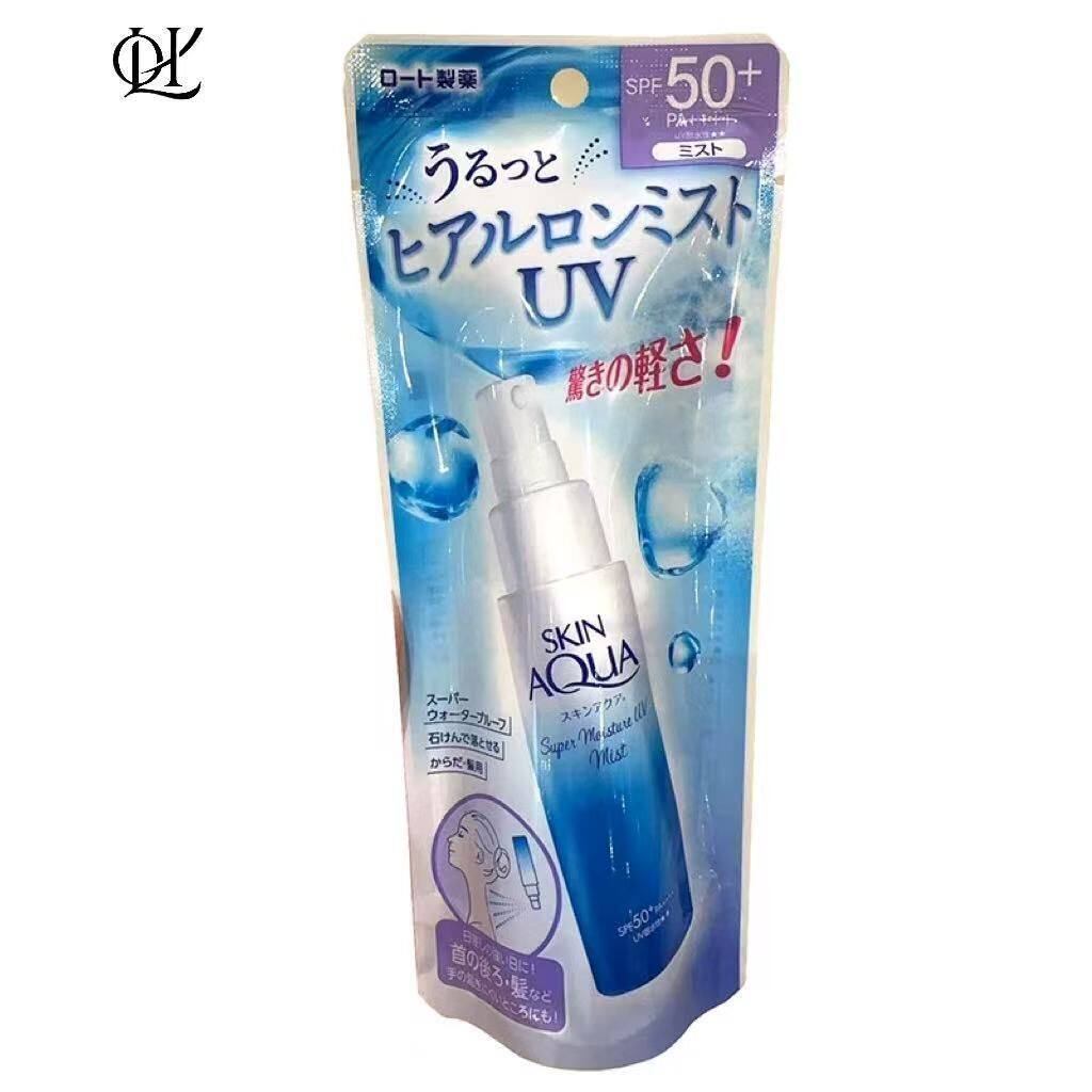 乐敦 SKIN AQUA超保湿水感防晒喷雾户外出行防护SPF50+PA++++60ML