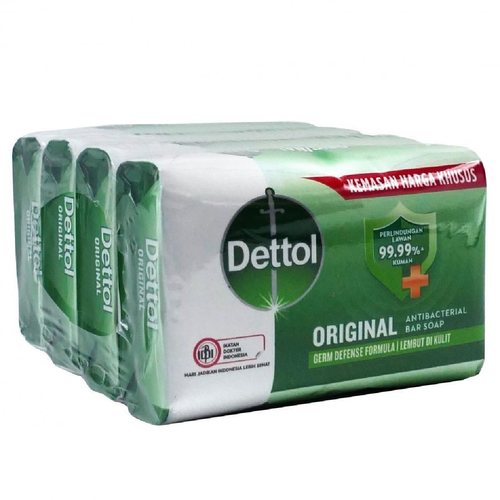 滴露抗菌原味香皂 (深绿 100gx4) Dettol Handwash Soap