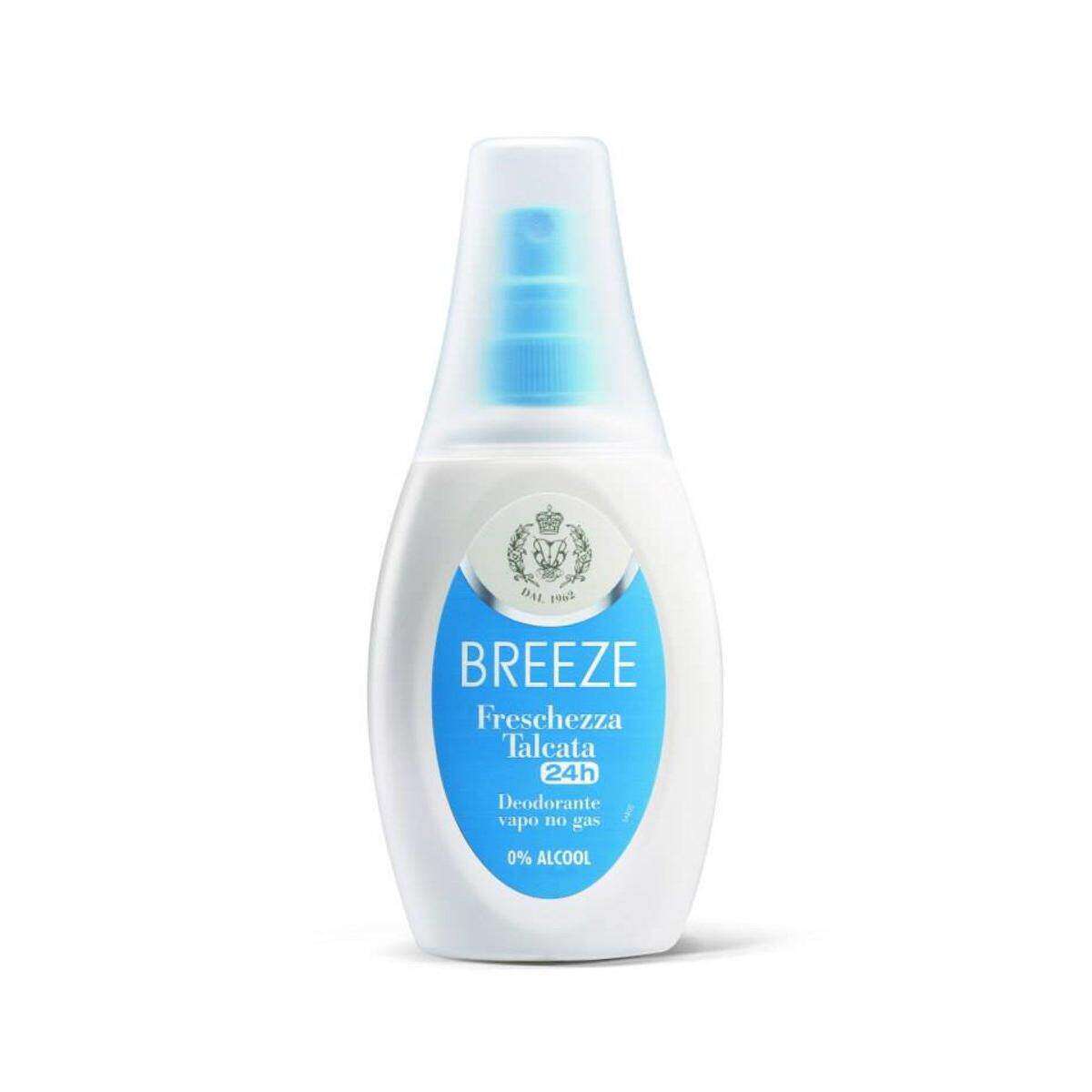 BREEZE贝丝清风意大利爽身粉味香体露24小时止汗清爽敏感肌肤适用