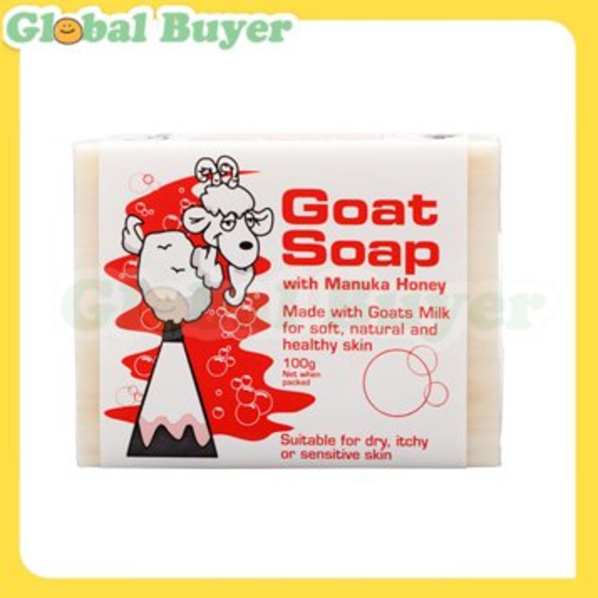 GoatSoap澳洲进口麦卢卡蜂蜜天然洁面洗脸肥皂沐浴香皂山羊奶皂